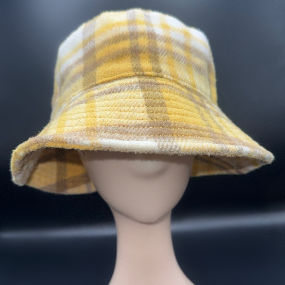 Yellow Plaid Bucket Hat